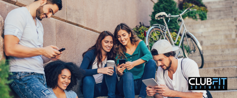 people posting on social media after workout people posting on social media after workout