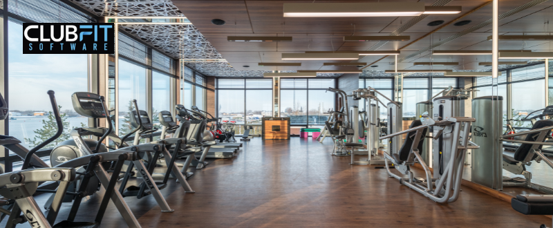 new gym with equipment