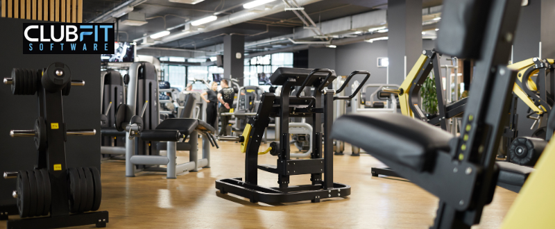 gym floor with people training