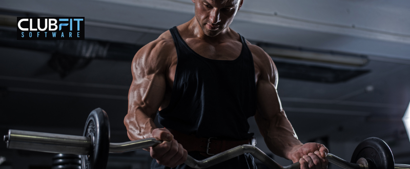 gym member during training gym member during training