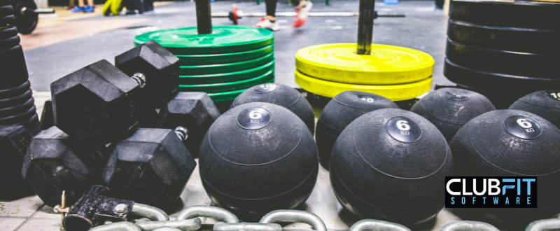 crossfit gear in a gym